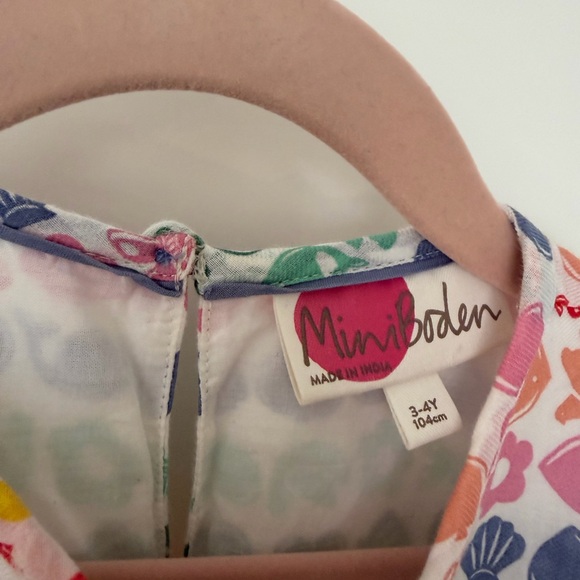 Mini Boden Multicolor Patterned Kids Dress - Picture 2 of 2